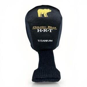 Golden Bear HRT Titanium Head Cover For Golf Club‎ Black And Gold